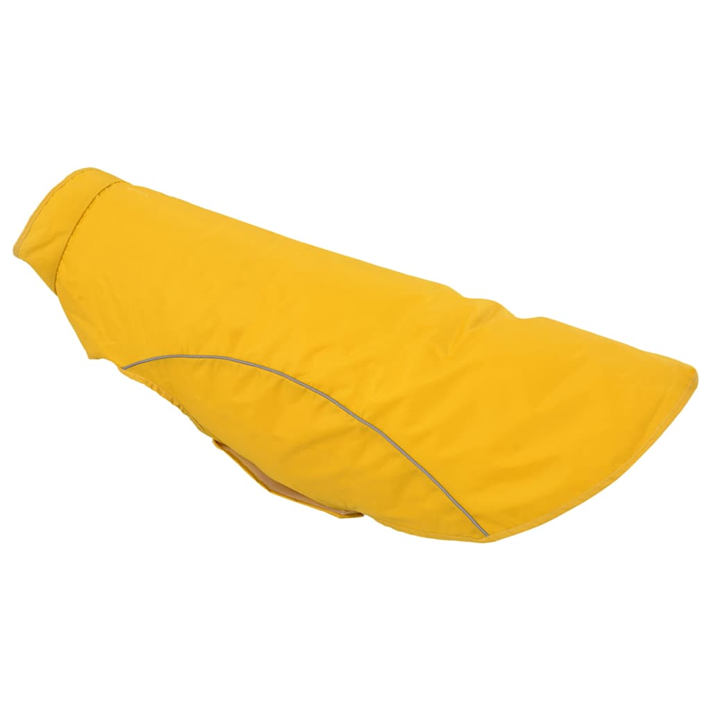 Hunde Regenmantel mit Reflexstreifen Polyester Gelb 3XL