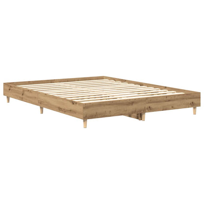 Bettgestell ohne Matratze Artisan-Eiche 150x200cm Holzwerkstoff