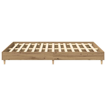 Bettgestell ohne Matratze Artisan-Eiche 140x200cm Holzwerkstoff