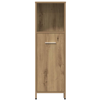 4-tlg. Badmöbel-Set Artisan-Eiche Holzwerkstoff
