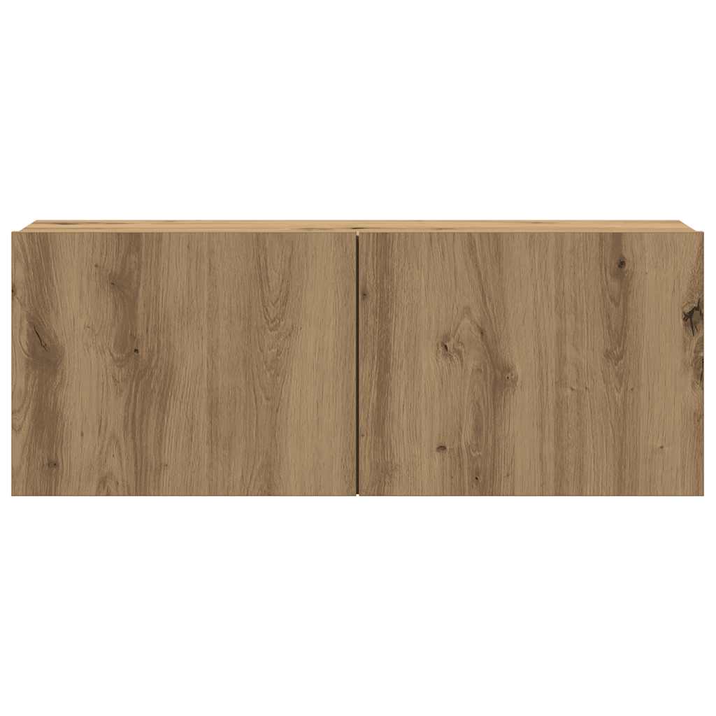 TV-Wandschränke 4 Stk. Artisan-Eiche Holzwerkstoff
