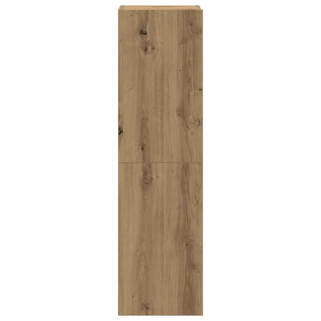8-tlg. TV-Schrank-Set Wandmontage Artisan-Eiche Holzwerkstoff