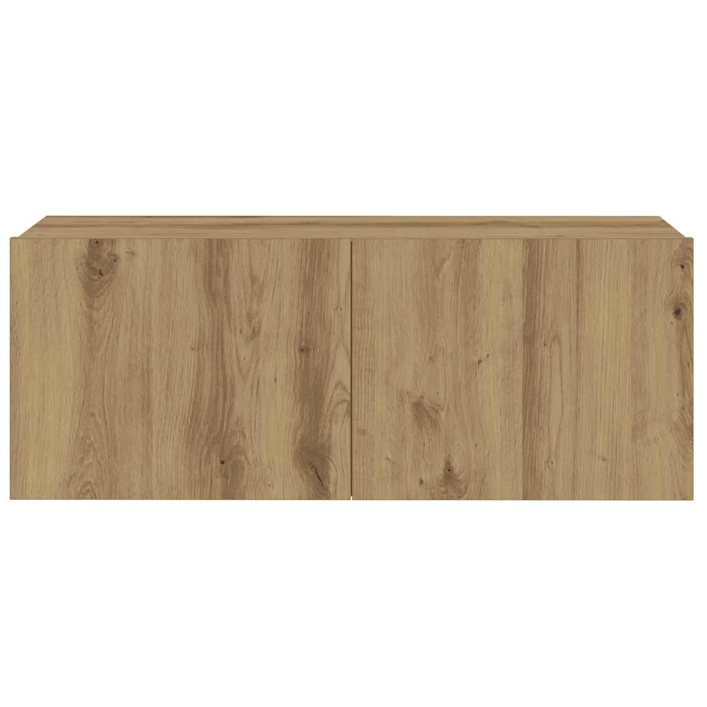 TV-Wandschränke 3 Stk. Artisan-Eiche Holzwerkstoff