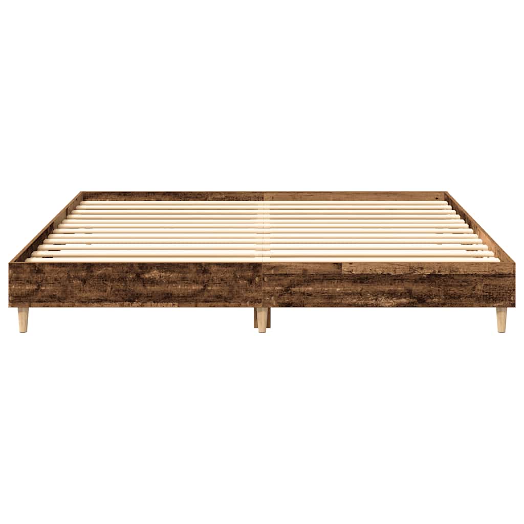 Bettgestell ohne Matratze Altholz 180x200cm Holzwerkstoff