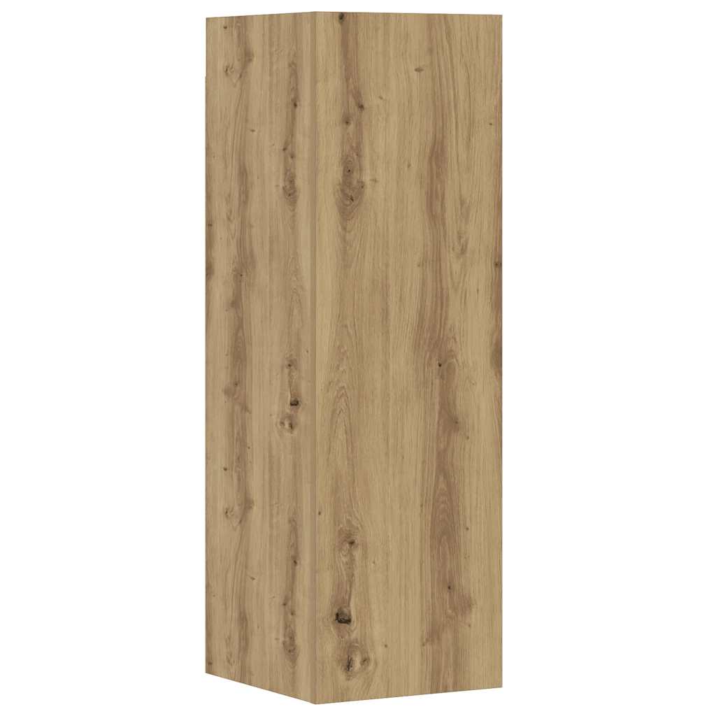 5-tlg. TV-Schrank-Set Wandmontage Artisan-Eiche Holzwerkstoff