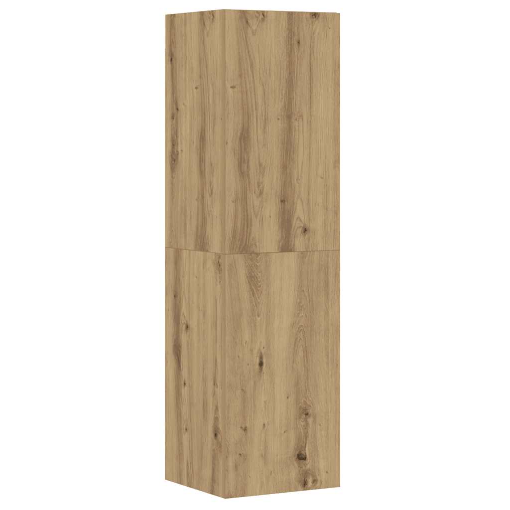 5-tlg. TV-Schrank-Set Wandmontage Artisan-Eiche Holzwerkstoff