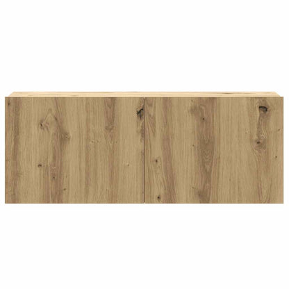 2-tlg. TV-Schrank-Set Wandmontage Artisan-Eiche Holzwerkstoff