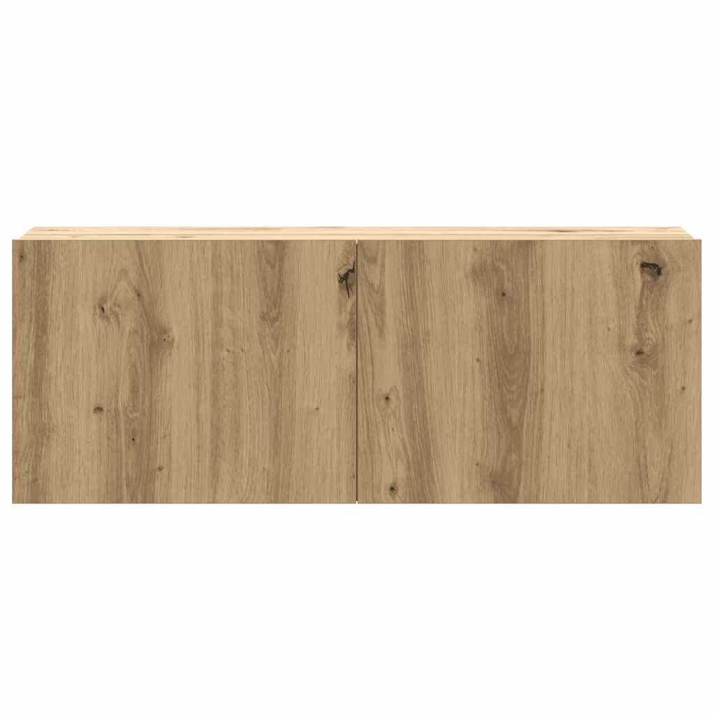 2-tlg. TV-Schrank-Set Wandmontage Artisan-Eiche Holzwerkstoff