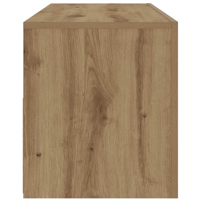 Nachttische 2 Stk. mit LEDs Artisan-Eiche 60x35x40 cm