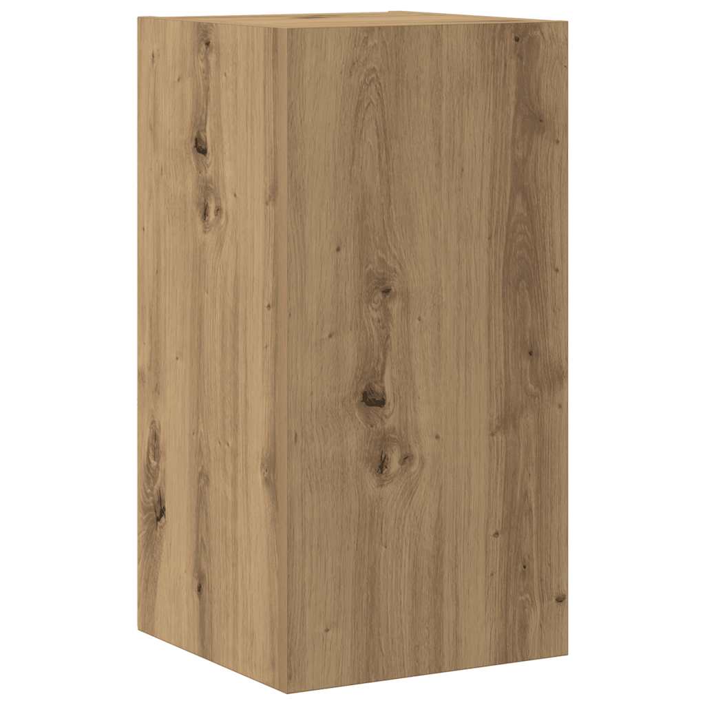 5-tlg. TV-Schrank-Set Wandmontage Artisan-Eiche Holzwerkstoff