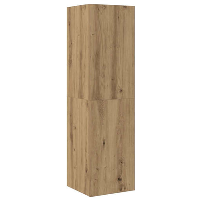 5-tlg. TV-Schrank-Set Wandmontage Artisan-Eiche Holzwerkstoff