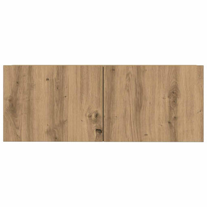 7-teiliges TV-Schrank-Set Wandmontage Artisan Eiche