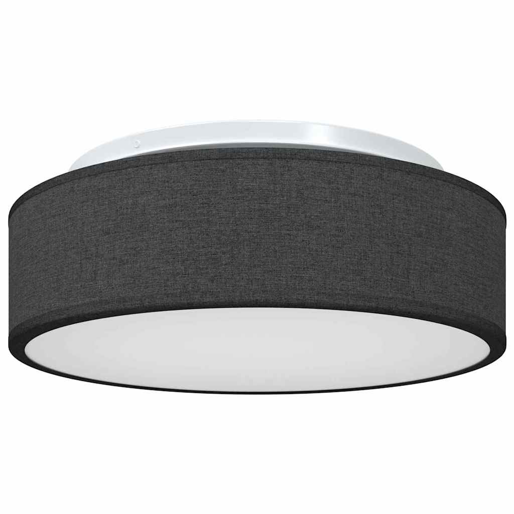 Deckenlampe Schwarz 38 x 13.5 cm Stoff