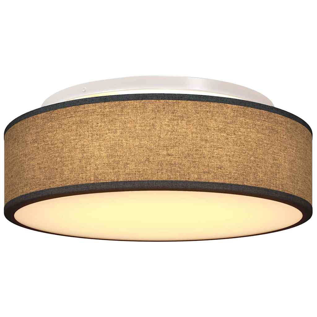 Deckenlampe Schwarz 38 x 13.5 cm Stoff