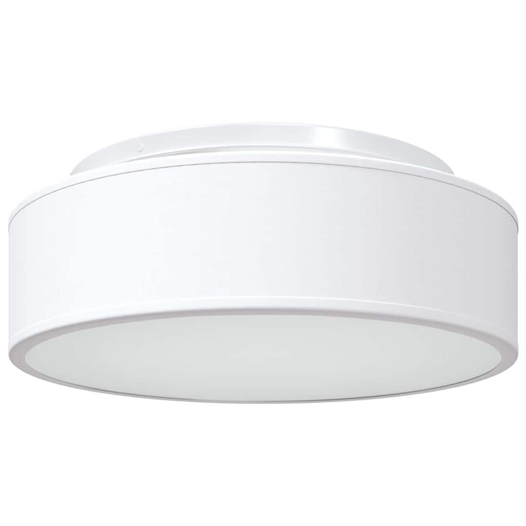 Deckenlampe Weiß 38 x 13.5 cm Stoff