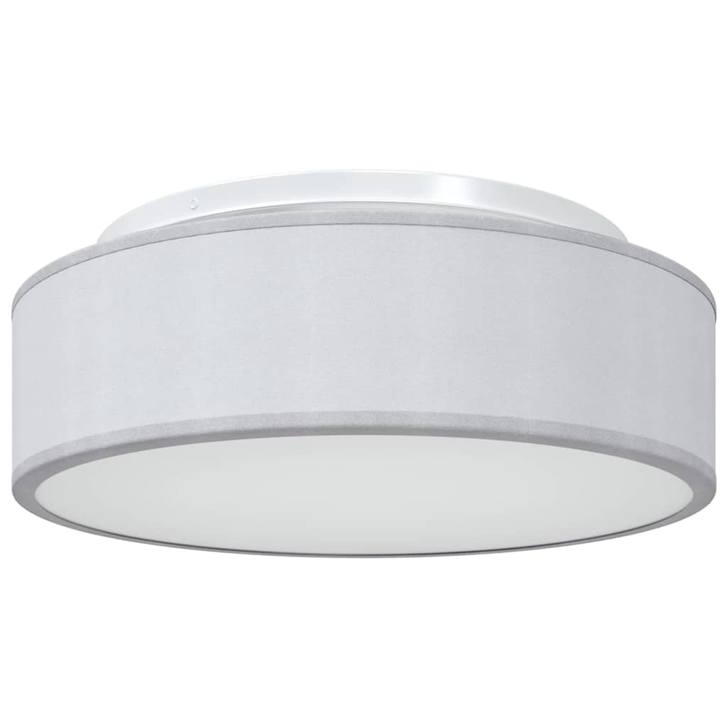 Deckenlampe mit Strahlern Grau 38 x 38 x 13,5 cm Stoff