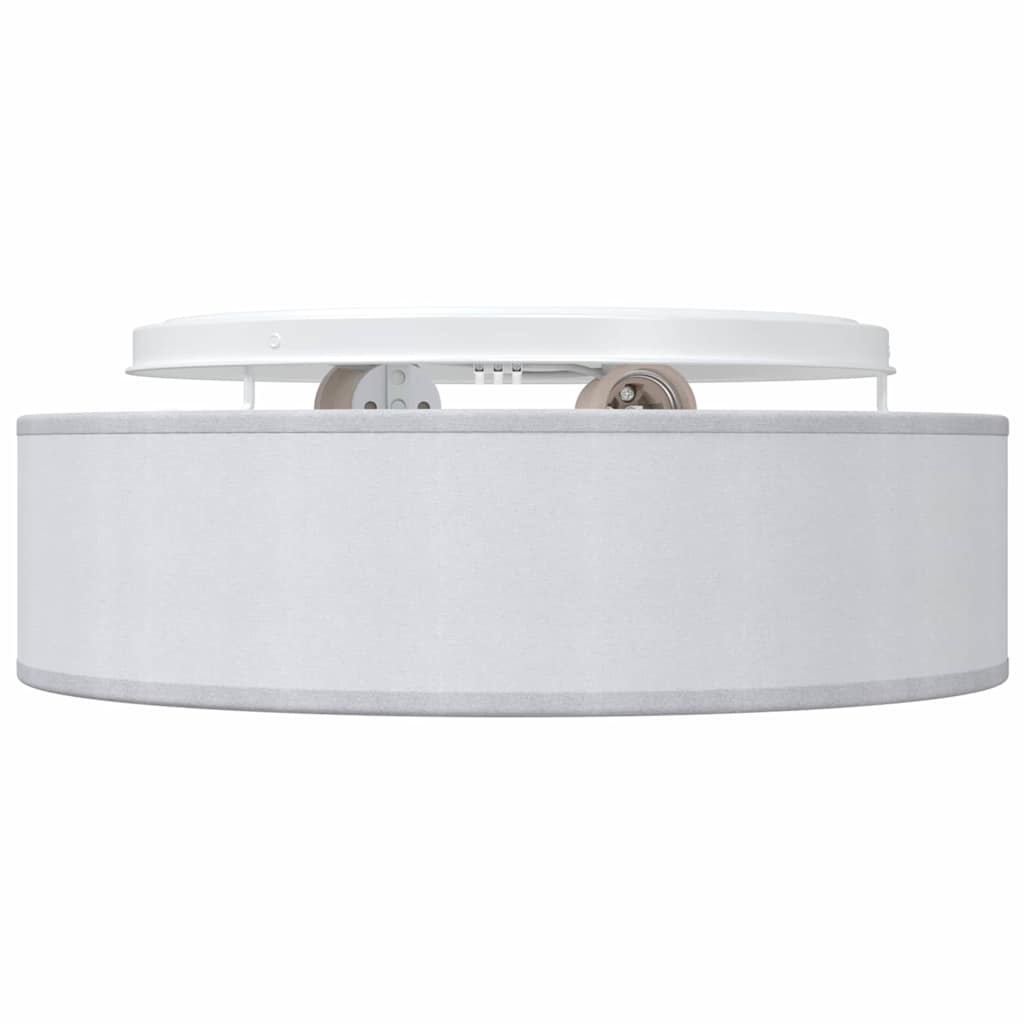 Deckenlampe mit Strahlern Grau 38 x 38 x 13,5 cm Stoff