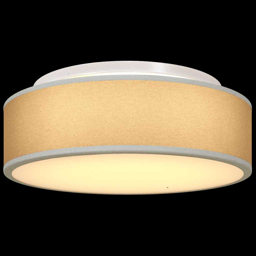 Deckenlampe mit Strahlern Grau 38 x 38 x 13,5 cm Stoff