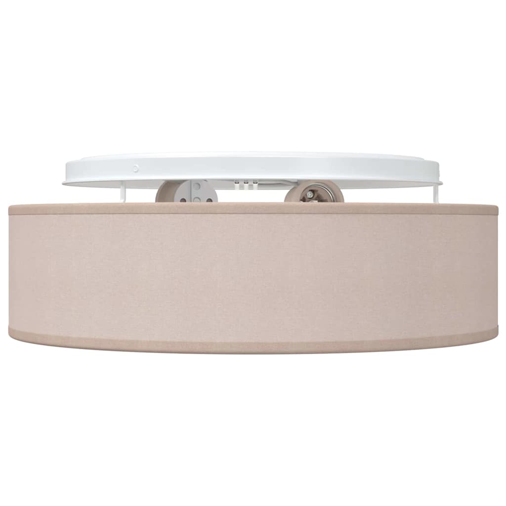 Deckenlampe mit Strahlern Taupe 38 x 38 x 13,5 cm Stoff