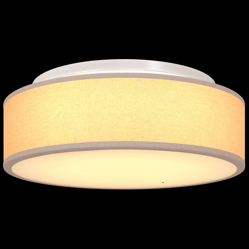 Deckenlampe mit Strahlern Taupe 38 x 38 x 13,5 cm Stoff