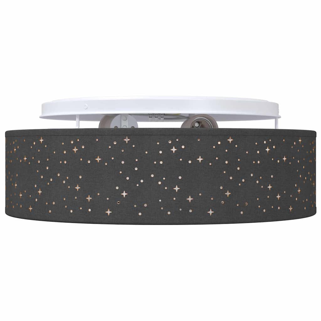 Deckenlampe Schwarz 38 x 13.5 cm Stoff