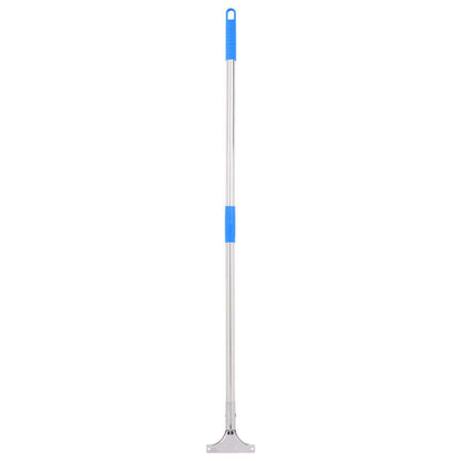 Wasserschieber mit Stiel 75x122,5 cm Stahl und Gummi