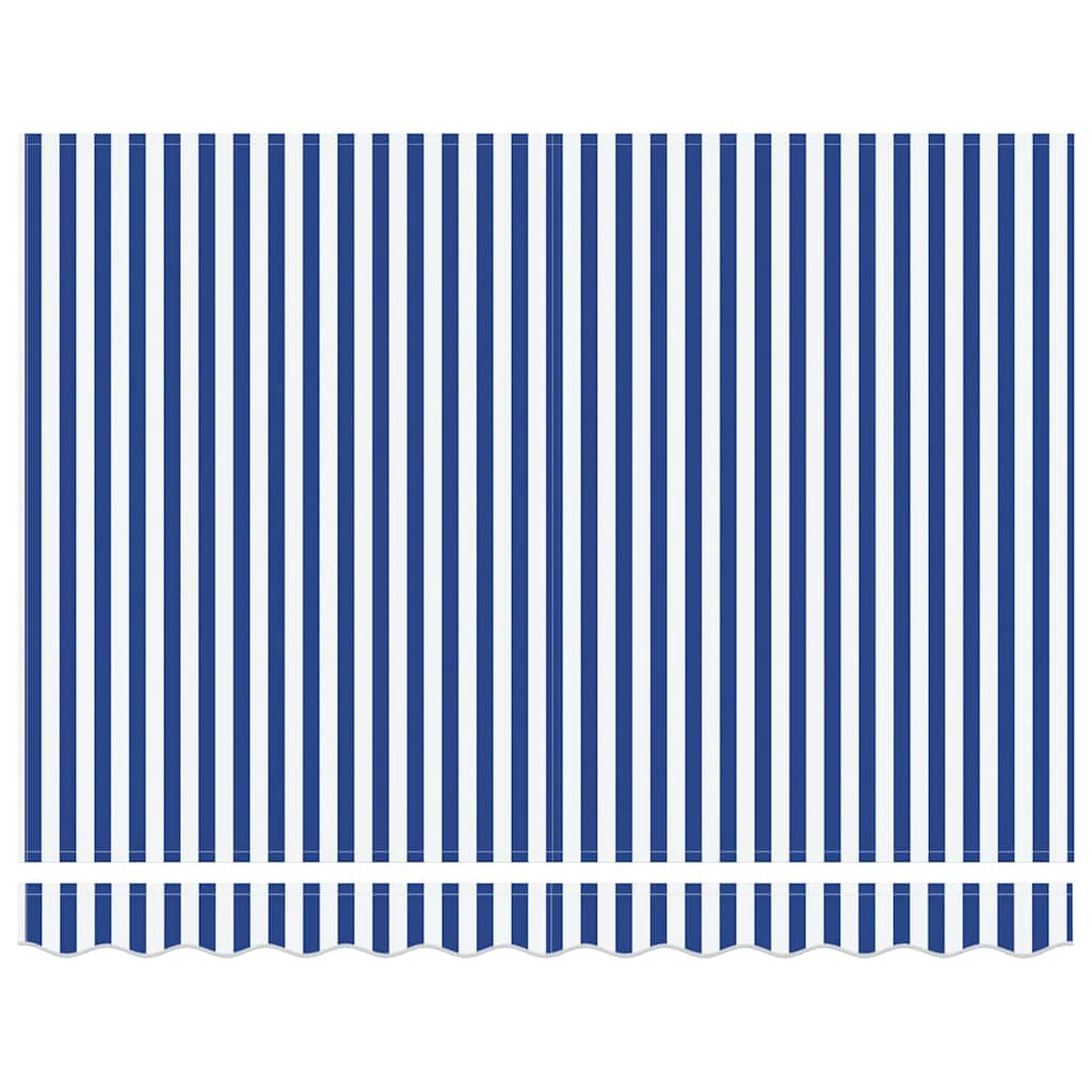 Markisenersatzstoff Blau und Weiß 235 x 195 cm Polyester