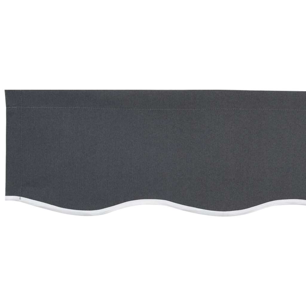 Markisenersatzstoff Anthrazit 330 x 195 cm Polyester