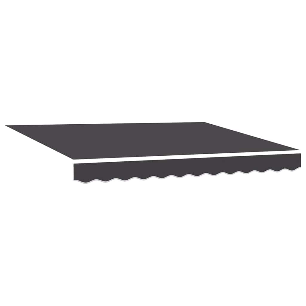 Markisenersatzstoff Anthrazit 330 x 195 cm Polyester