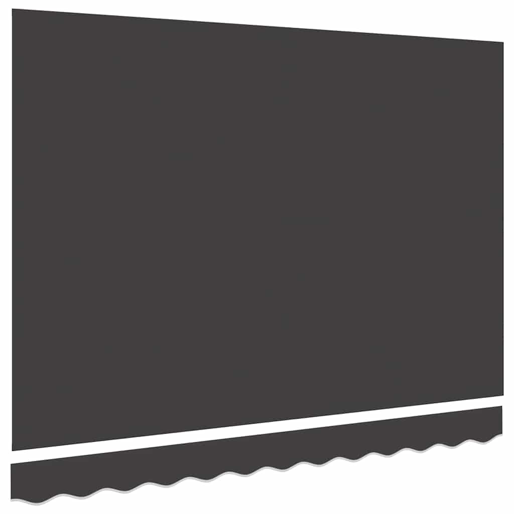 Markisenersatzstoff Anthrazit 330 x 195 cm Polyester