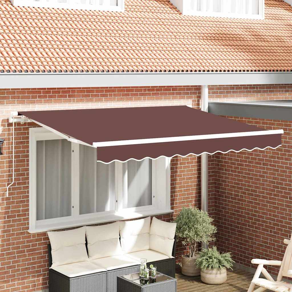 Markisenersatzstoff Braun 235 x 195 cm Polyester