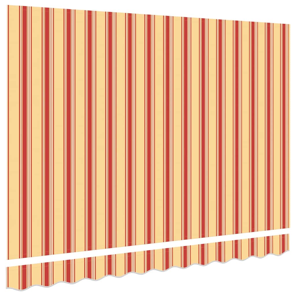 Markisenersatzstoff Gelb und Orange 235 x 195 cm Polyester
