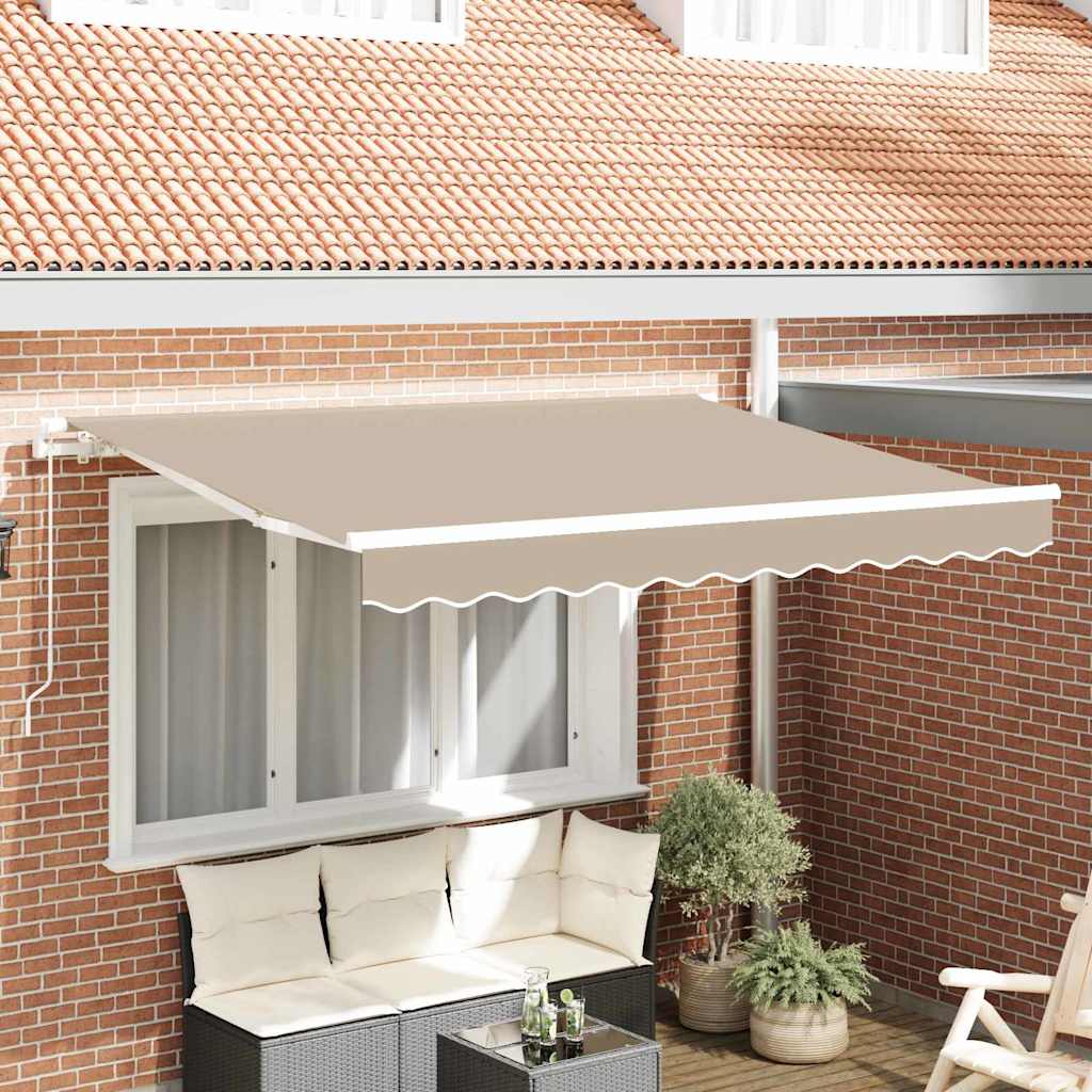 Markisenersatzstoff Beige 330 x 245 cm Polyester