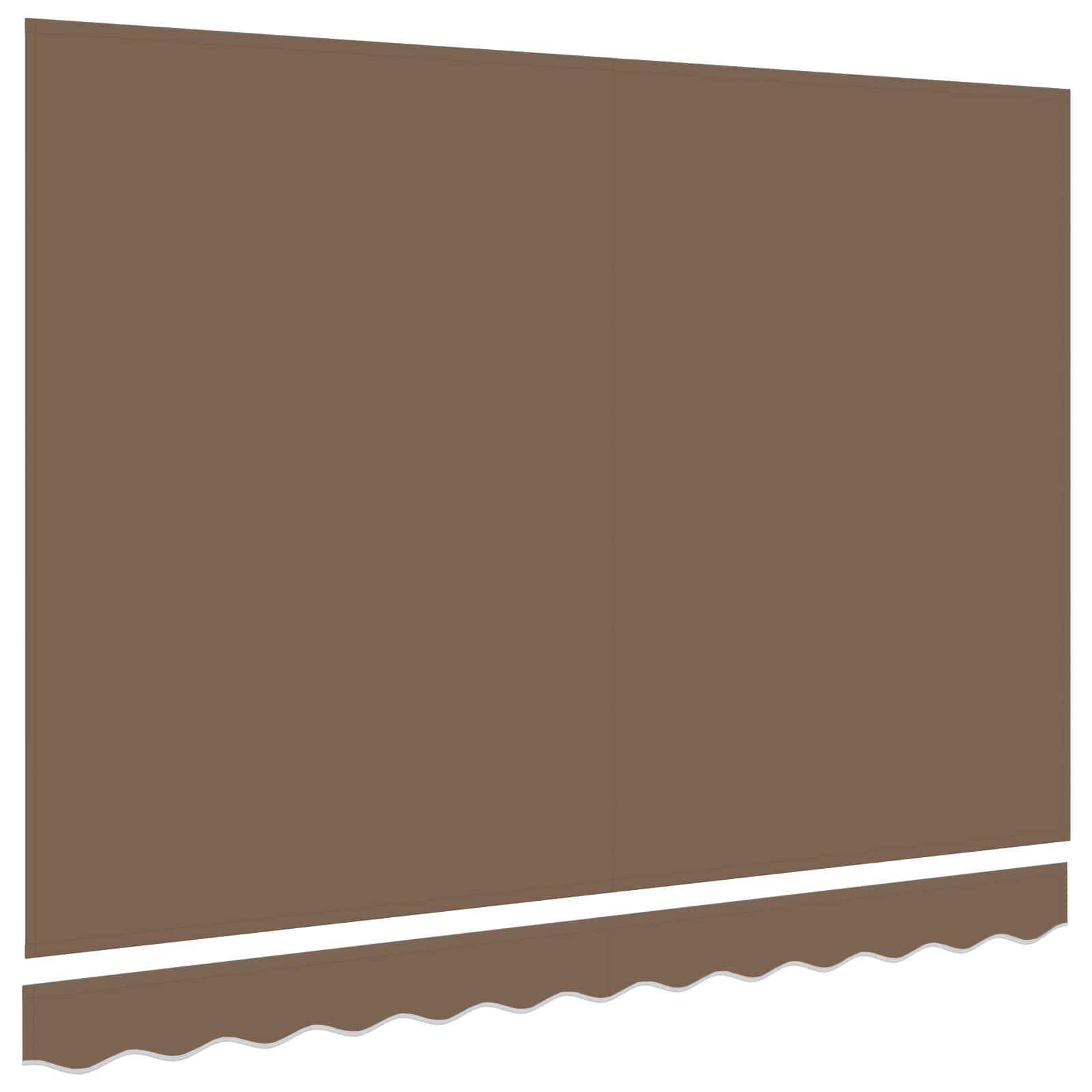 Ersatzbespannung für Markise 3,5x2,5 m Beige Polyester