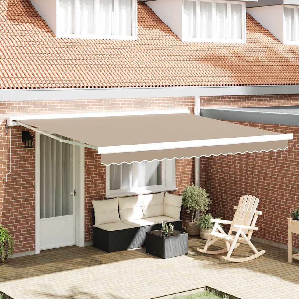Markisenersatzstoff Beige 380 x 295 cm Polyester