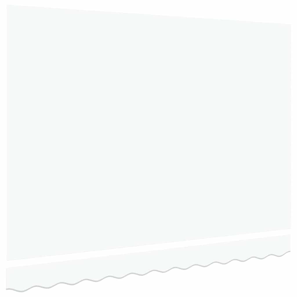 Ersatzbespannung für Markise 3,5x2,5 m Weiß Polyester