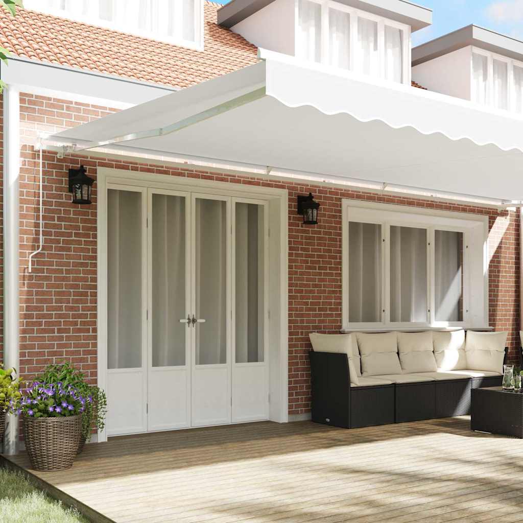 Markisenersatzstoff Weiß 580 x 345 cm Polyester