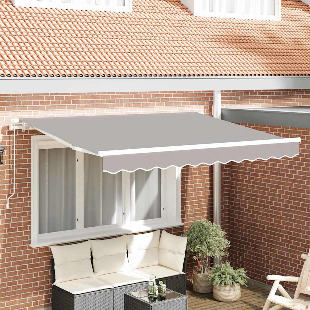 Markisenersatzstoff Hellgrau 280 x 245 cm Polyester