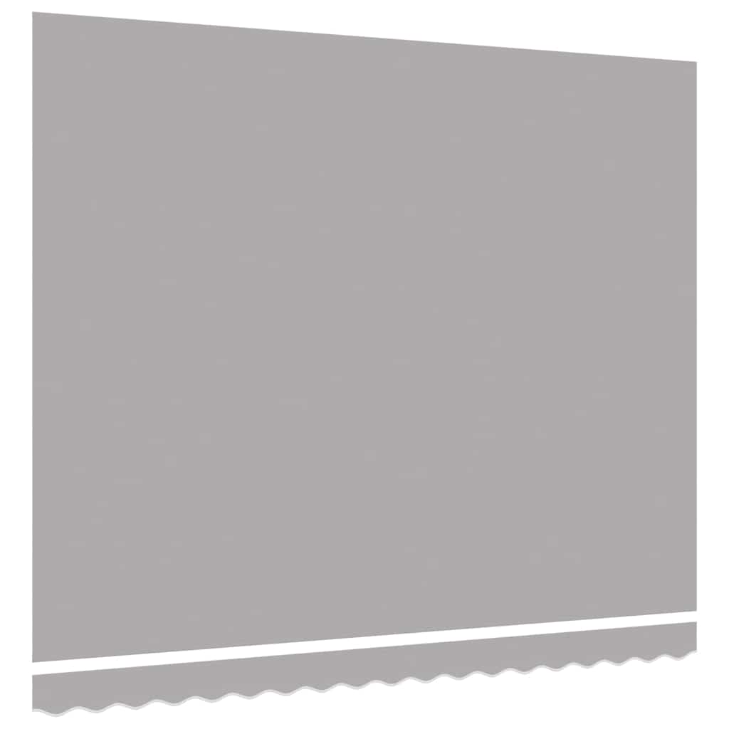 Markisenersatzstoff Hellgrau 380 x 345 cm Polyester