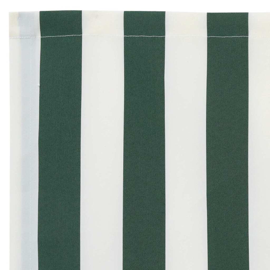 Markisenersatzstoff Grün und Weiß 480 x 295 cm Polyester