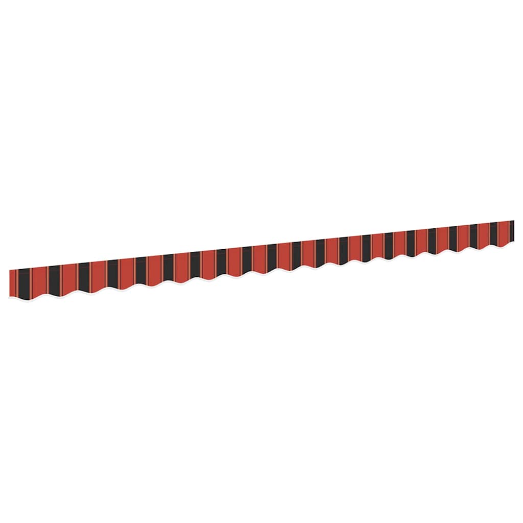 Markisenschürzen-Ersatz Orange und Schwarz 380 x 20 cm