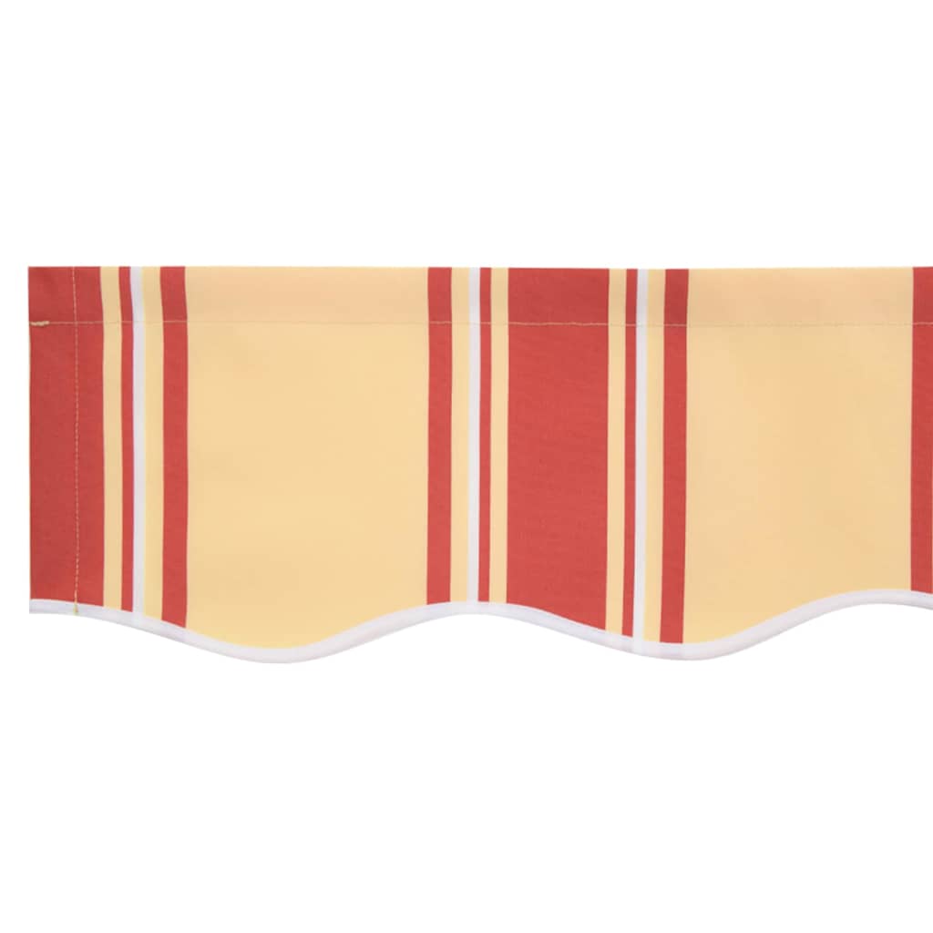 Markisenschürzen-Ersatz Gelb und Orange 230 x 20 cm Polyester