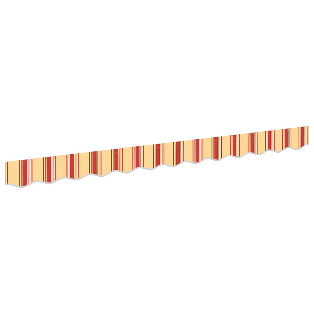 Markisenschürzen-Ersatz Gelb und Orange 230 x 20 cm Polyester