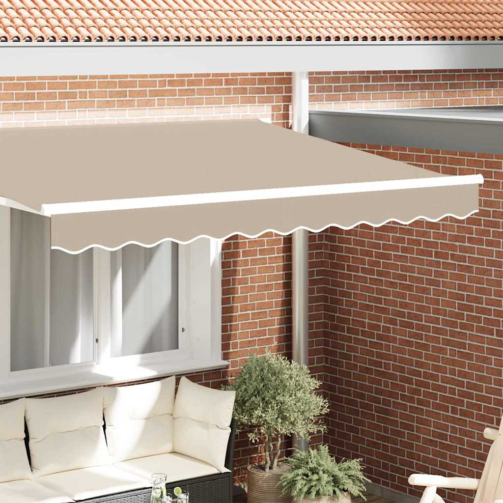 Markisenschürzen-Ersatz Beige 230 x 20 cm Polyester