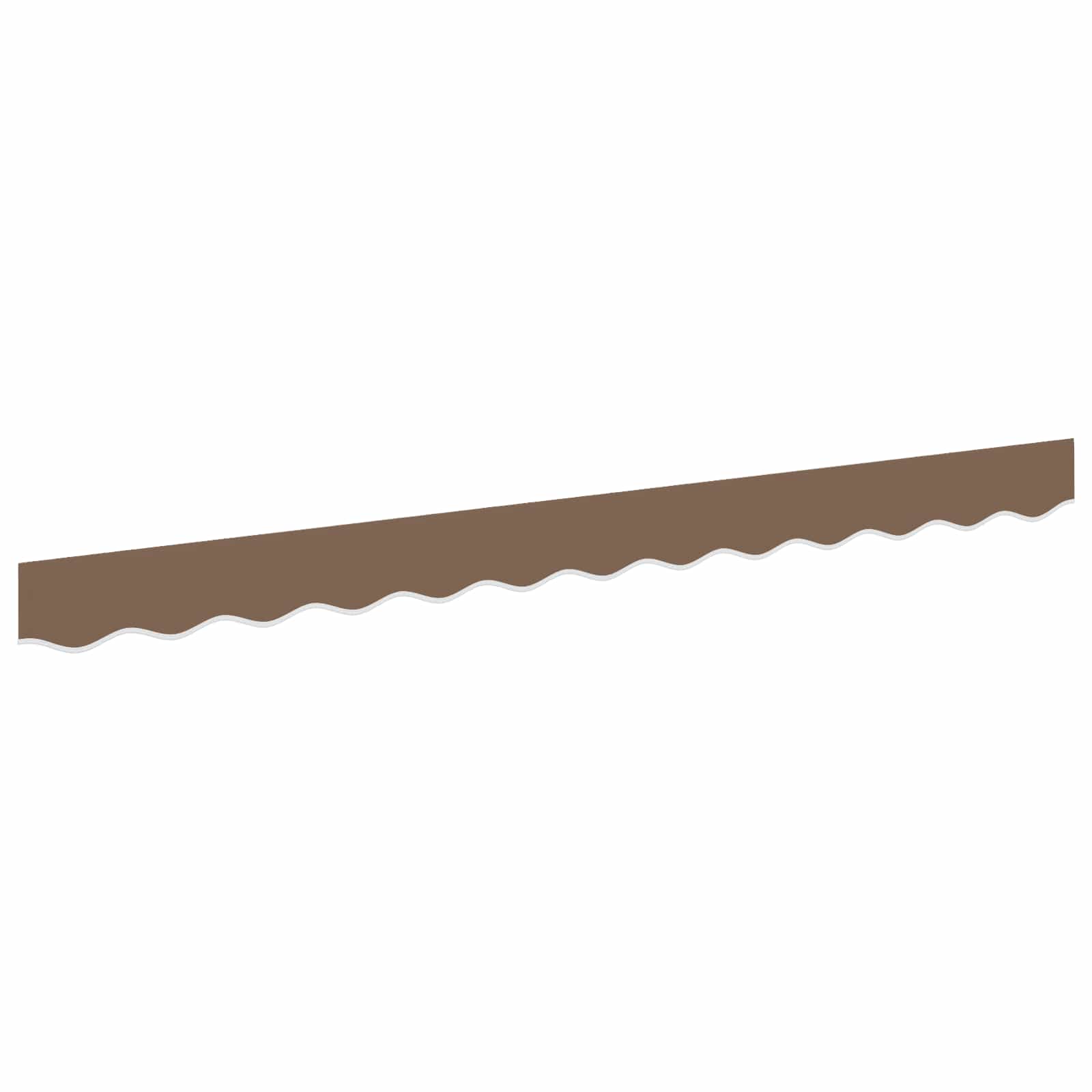 Ersatzvolant für Markise für 2,5 m Beige Polyester