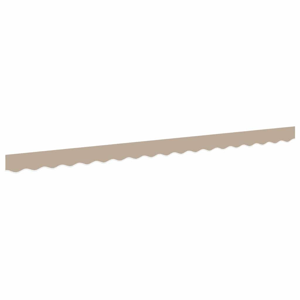 Markisenschürzen-Ersatz Beige 380 x 20 cm Polyester