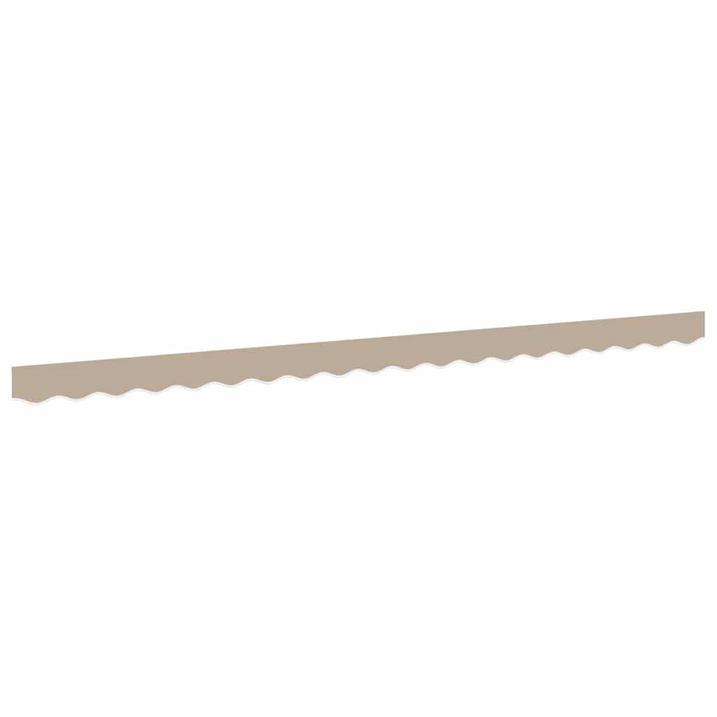 Markisenschürzen-Ersatz Beige 430 x 20 cm Polyester