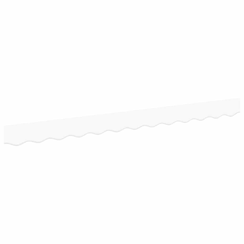 Markisenschürzen-Ersatz Weiß 330 x 20 cm Polyester
