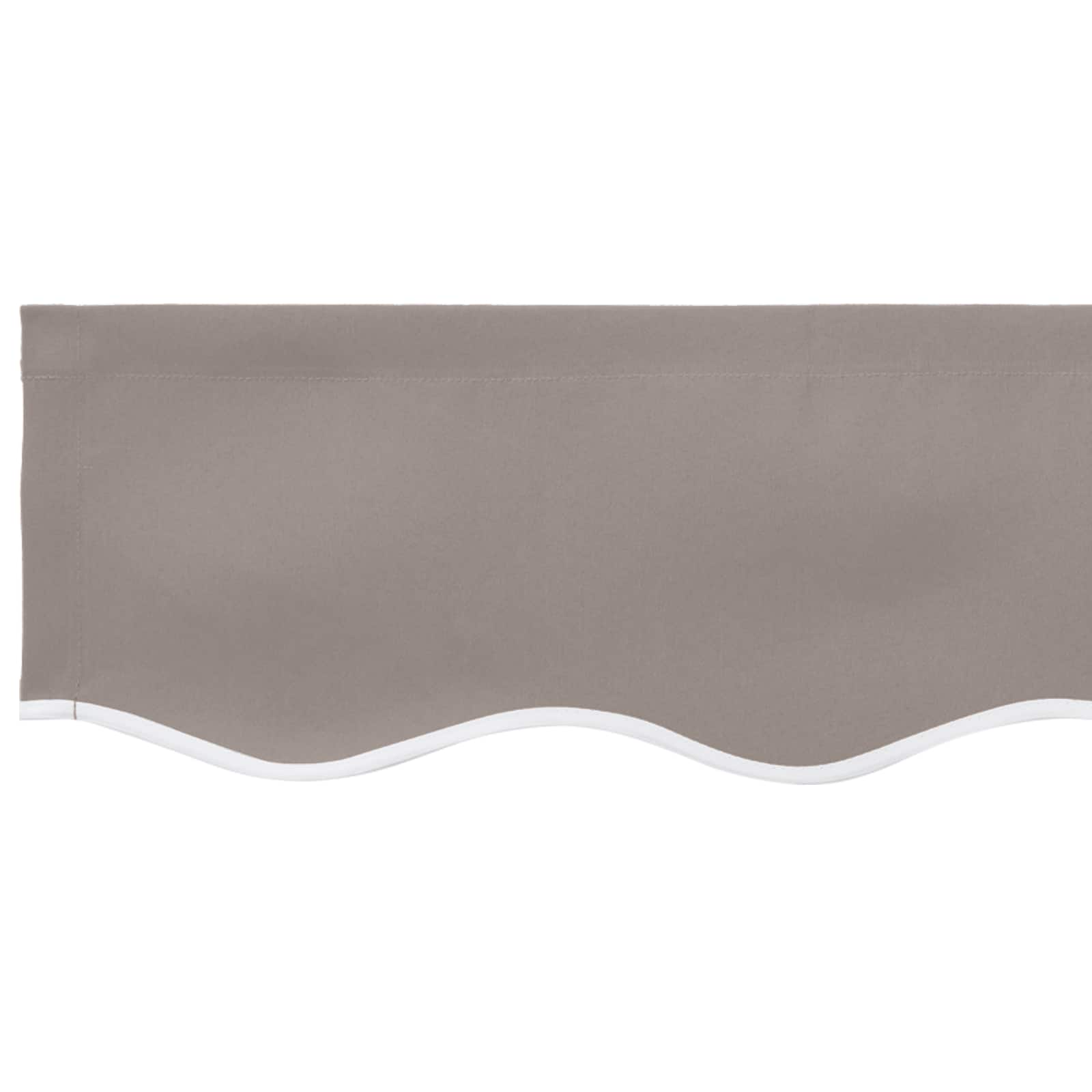 Markisenschürzen-Ersatz Hellgrau 230 x 20 cm Polyester
