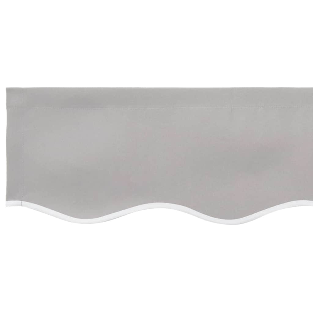 Markisenschürzen-Ersatz Hellgrau 480 x 20 cm Polyester